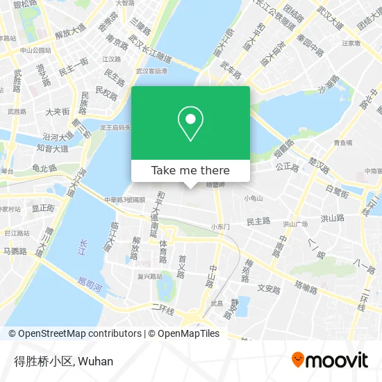 得胜桥小区 map