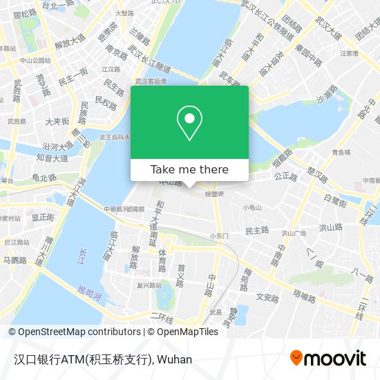 汉口银行ATM(积玉桥支行) map