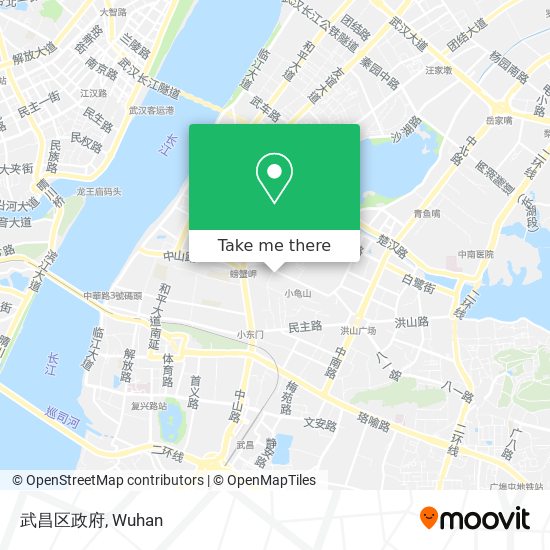 武昌区政府 map