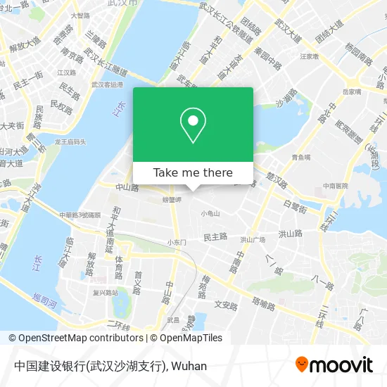 中国建设银行(武汉沙湖支行) map