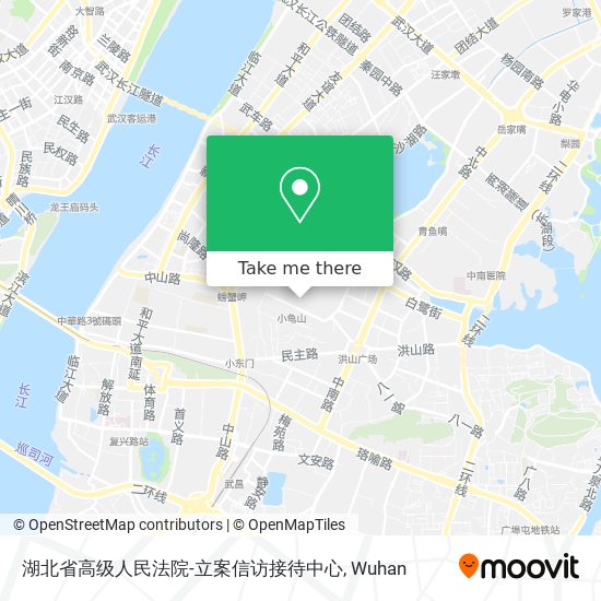 湖北省高级人民法院-立案信访接待中心 map