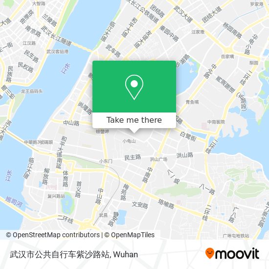 武汉市公共自行车紫沙路站 map