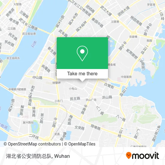 湖北省公安消防总队 map