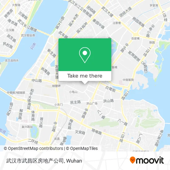 武汉市武昌区房地产公司 map