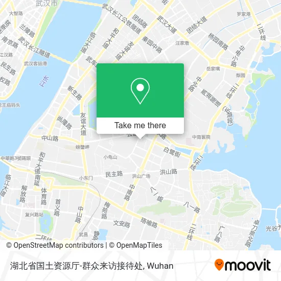 湖北省国土资源厅-群众来访接待处 map