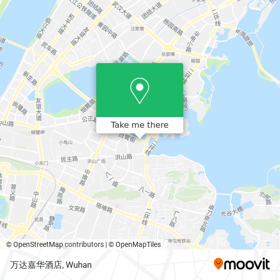 万达嘉华酒店 map