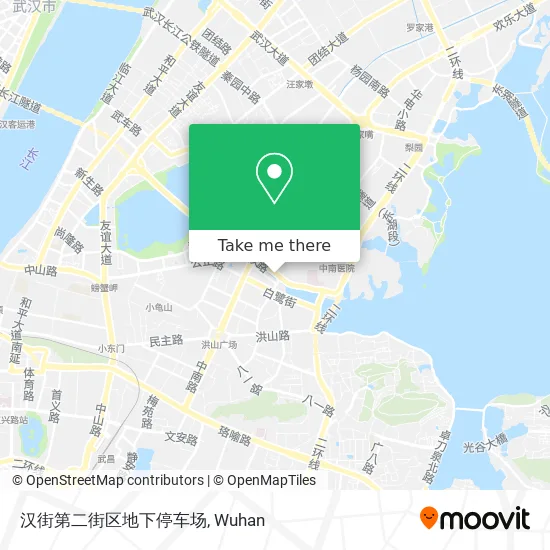 汉街第二街区地下停车场 map