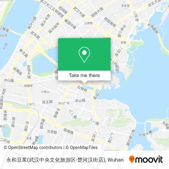 永和豆浆(武汉中央文化旅游区-楚河汉街店) map