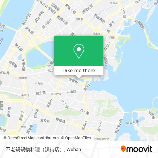 不老锅锅物料理（汉街店） map