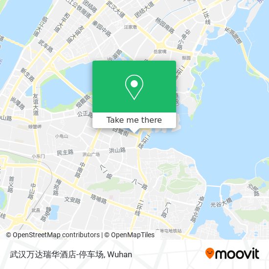 武汉万达瑞华酒店-停车场 map