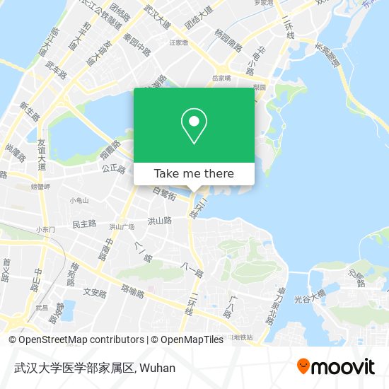 武汉大学医学部家属区 map