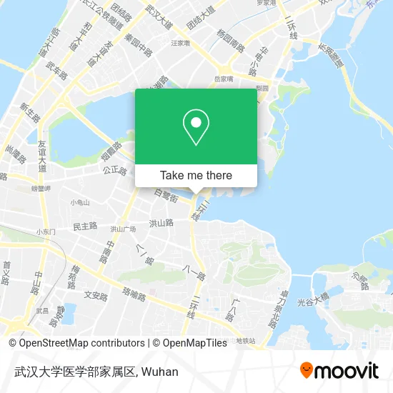 武汉大学医学部家属区 map