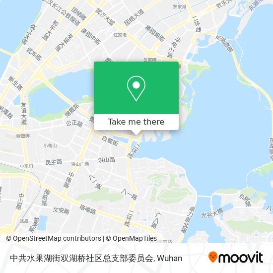 中共水果湖街双湖桥社区总支部委员会 map