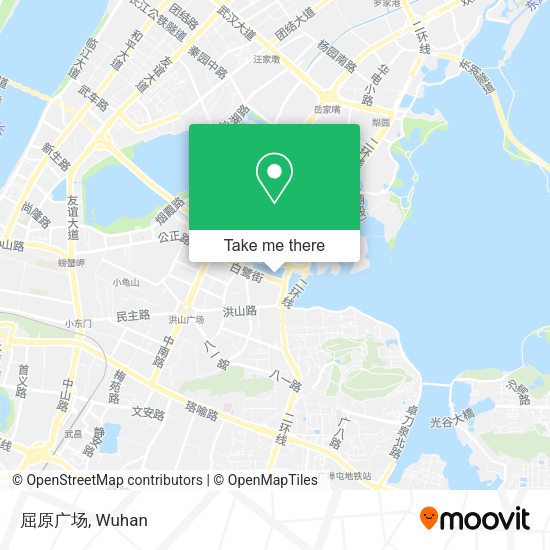 屈原广场 map