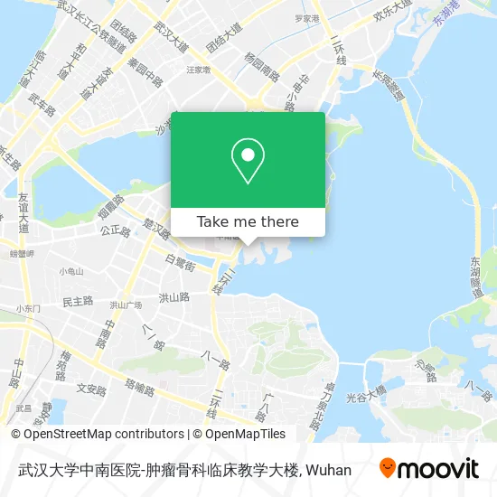 武汉大学中南医院-肿瘤骨科临床教学大楼 map