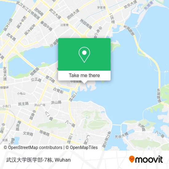 武汉大学医学部-7栋 map