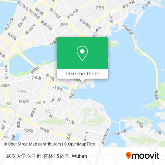 武汉大学医学部-杏林15宿舍 map