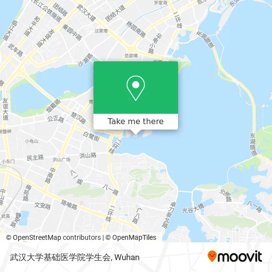 武汉大学基础医学院学生会 map