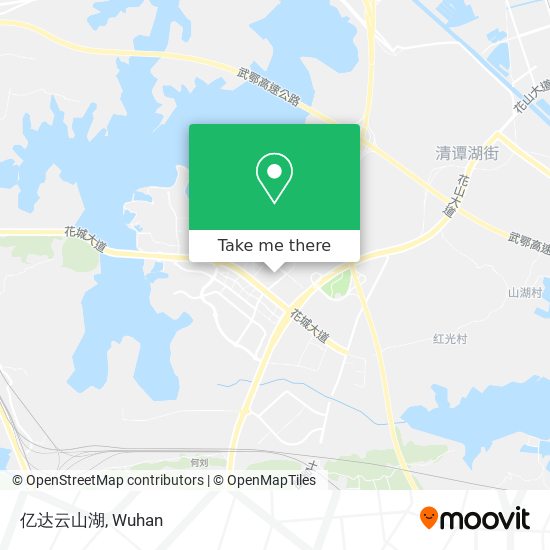 亿达云山湖 map