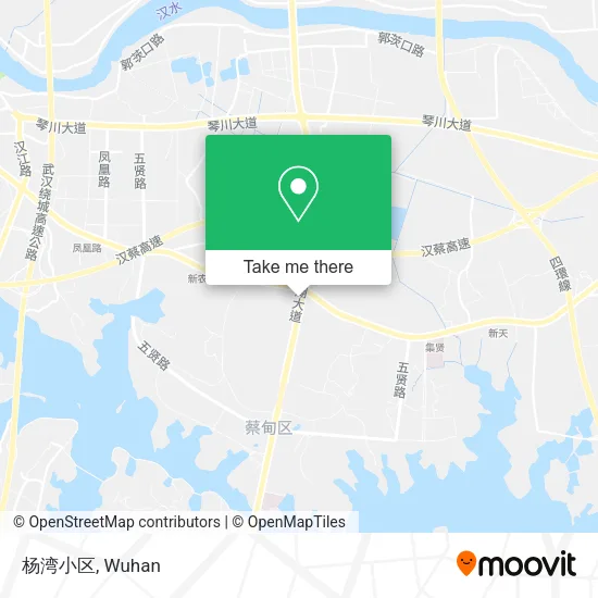 杨湾小区 map