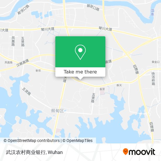 武汉农村商业银行 map