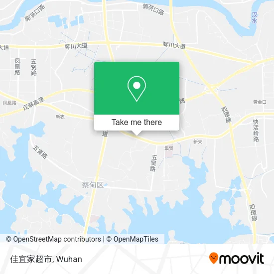 佳宜家超市 map