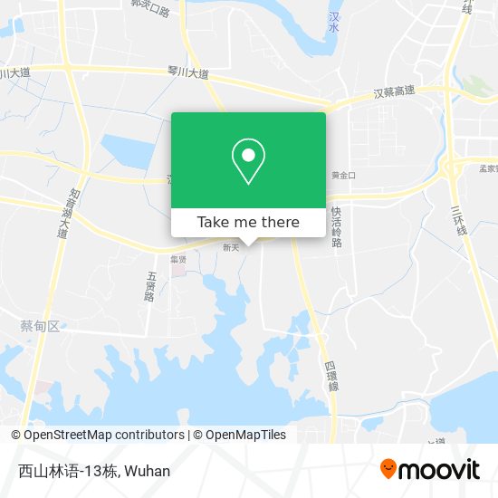 西山林语-13栋 map