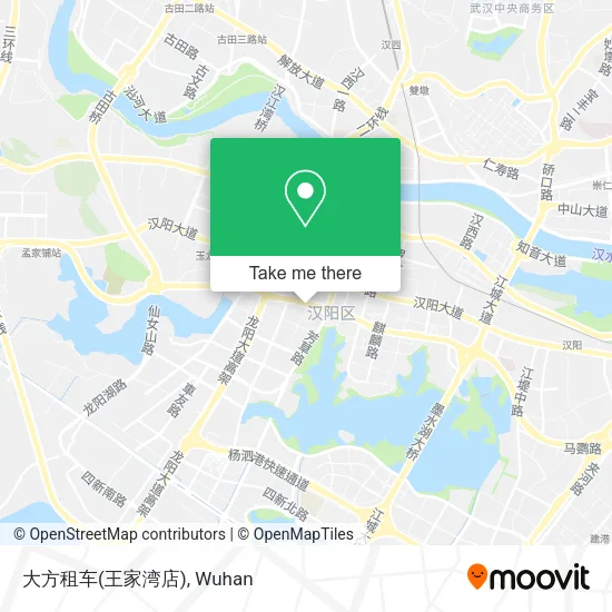 大方租车(王家湾店) map