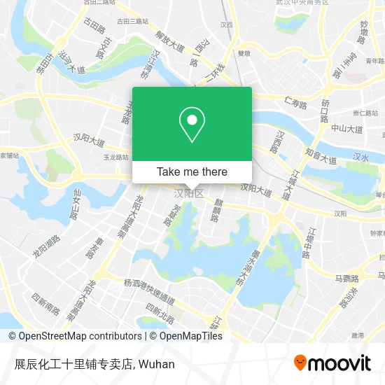 展辰化工十里铺专卖店 map