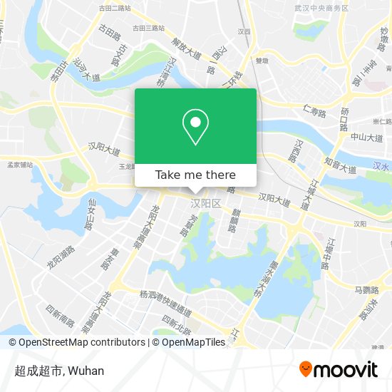 超成超市 map