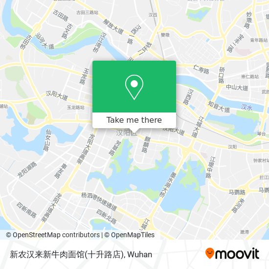 新农汉来新牛肉面馆(十升路店) map