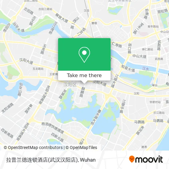 拉普兰德连锁酒店(武汉汉阳店) map