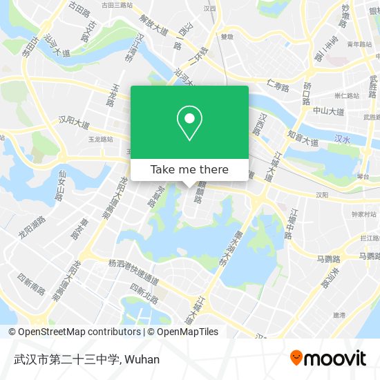 武汉市第二十三中学 map