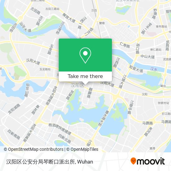 汉阳区公安分局琴断口派出所 map