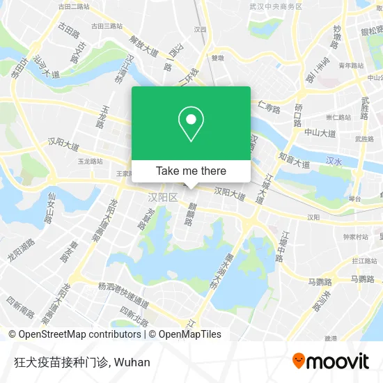 狂犬疫苗接种门诊 map