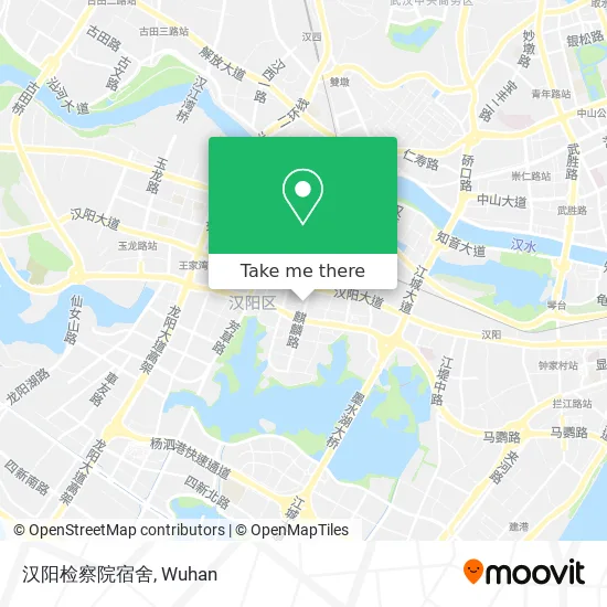 汉阳检察院宿舍 map