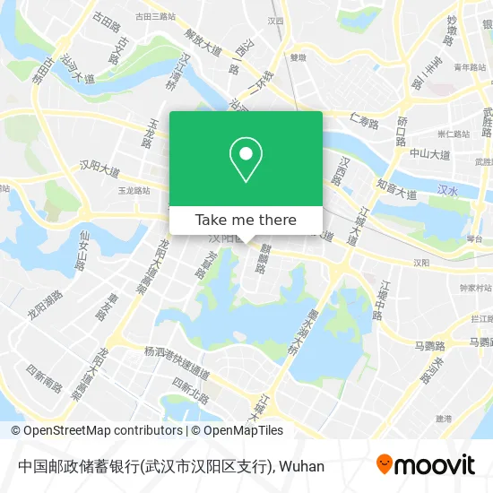 中国邮政储蓄银行(武汉市汉阳区支行) map