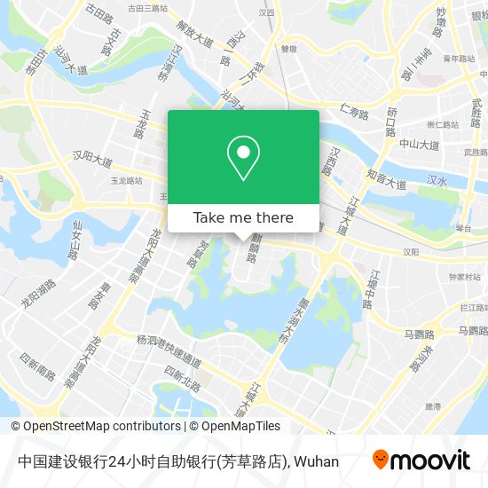 中国建设银行24小时自助银行(芳草路店) map