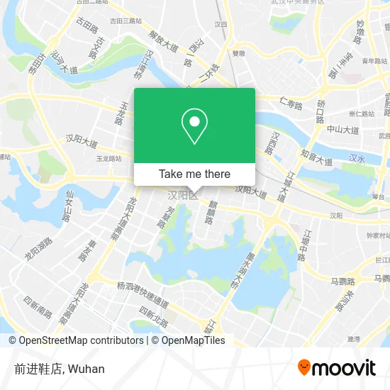 前进鞋店 map