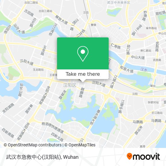武汉市急救中心(汉阳站) map