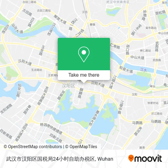 武汉市汉阳区国税局24小时自助办税区 map