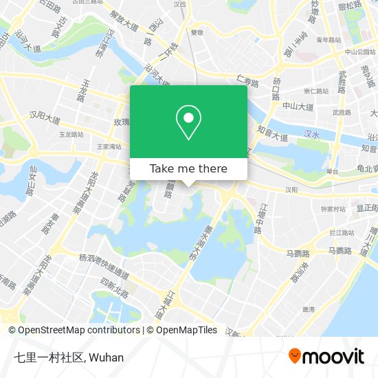 七里一村社区 map