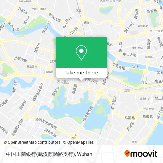 中国工商银行(武汉麒麟路支行) map
