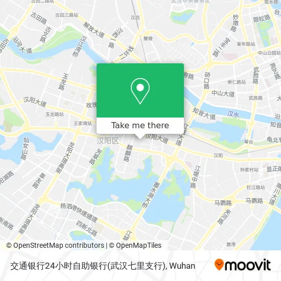 交通银行24小时自助银行(武汉七里支行) map