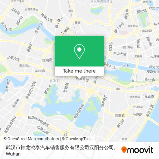武汉市神龙鸿泰汽车销售服务有限公司汉阳分公司 map