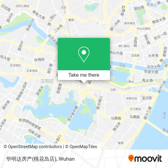 华明达房产(桃花岛店) map