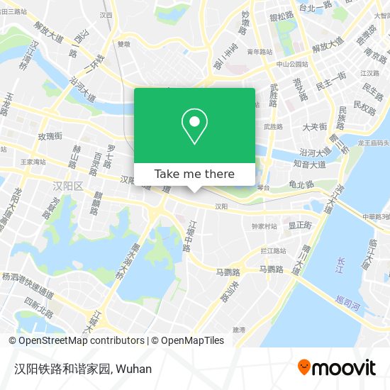 汉阳铁路和谐家园 map