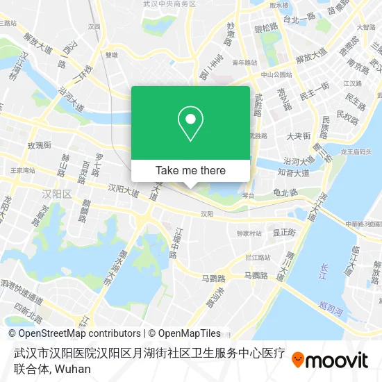 武汉市汉阳医院汉阳区月湖街社区卫生服务中心医疗联合体 map