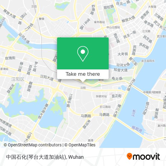 中国石化(琴台大道加油站) map