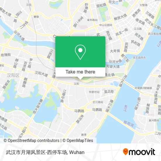 武汉市月湖风景区-西停车场 map